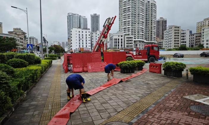 聞“汛”而動!他們沖在防汛抗臺第一線!